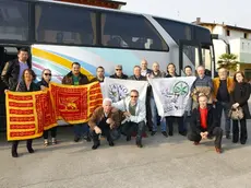 Malfitanp San Martino Di Lupari partenza pullman leghisti