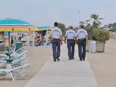 Vigili a Bibione (foto d'archivio)