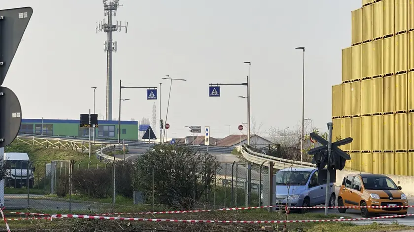 Il cantiere dove sono emersi i resti umani