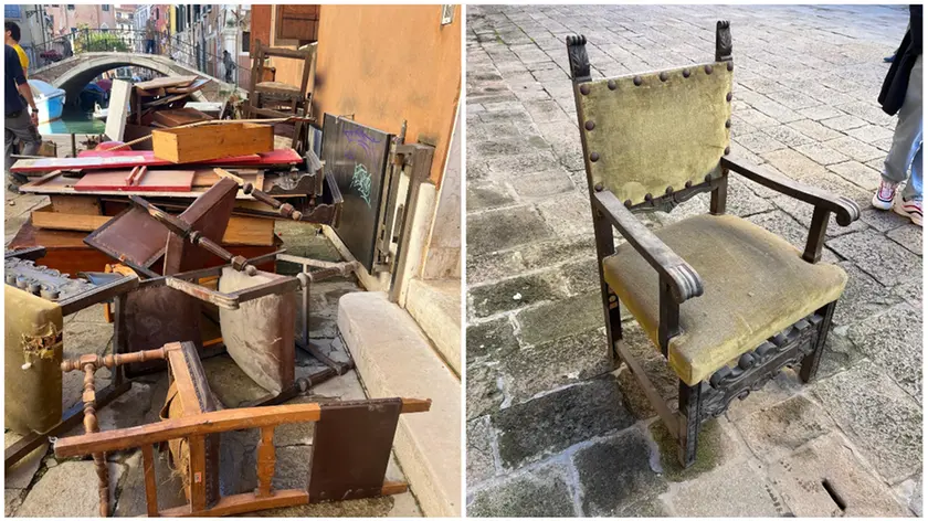 Gli arredi antichi dell'Archivio di Stato di Venezia gettati via