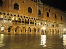 Interpress/M.Tagliapietra Venezia. Acqua alta in piazza San Marco
