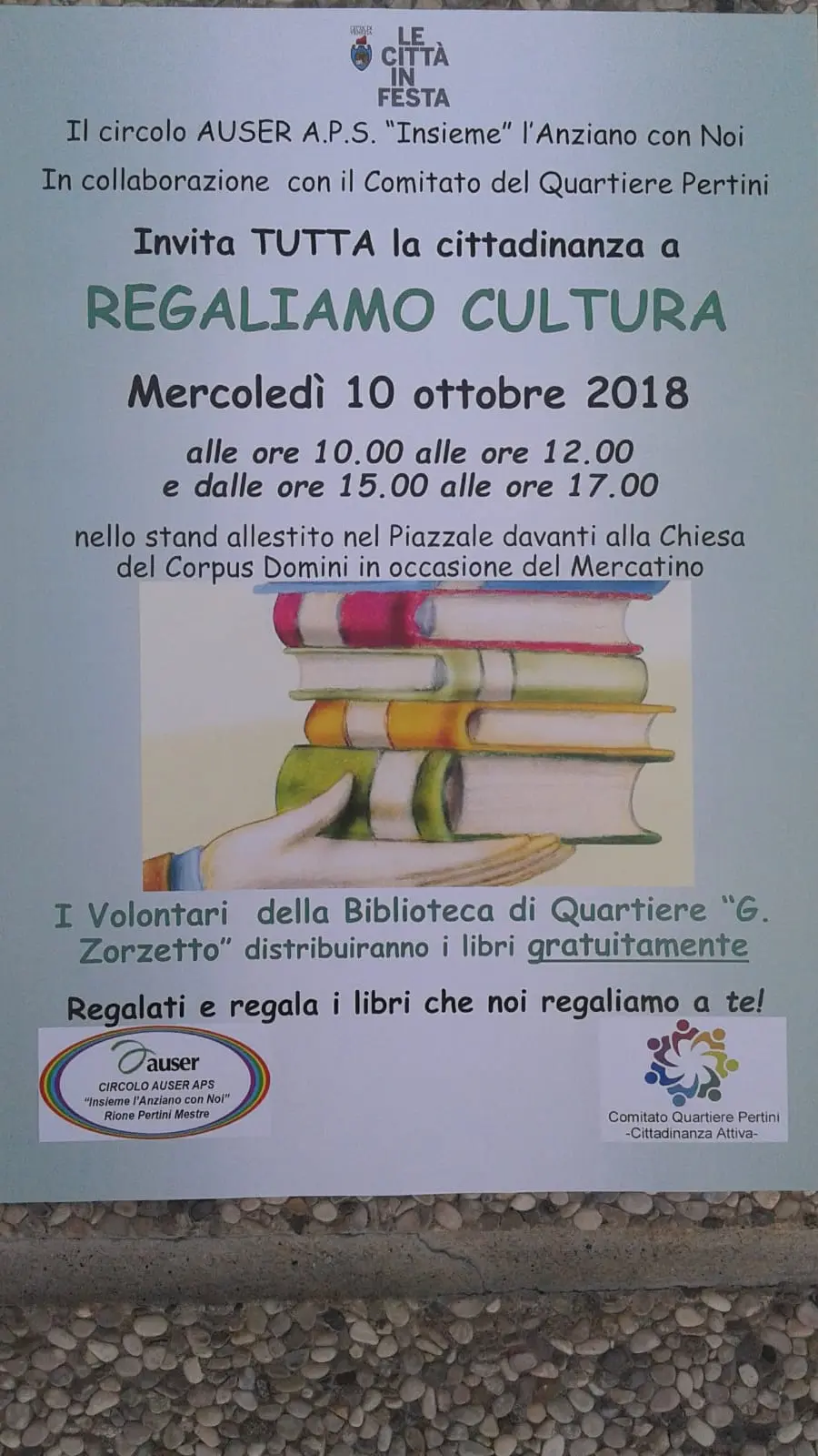 L'invito a partecipare all'iniziativa