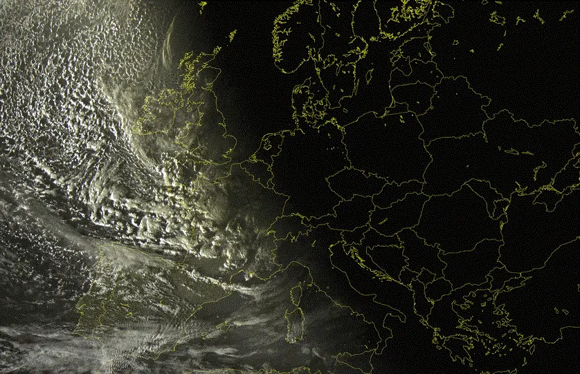 L'aria fredda in arrivo nell'immagine del sito ilmeteo.it