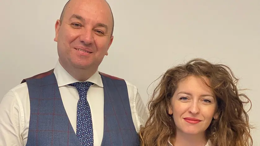 Alessandro Necchio con Simona
