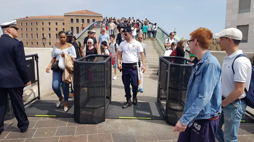 I varchi utilizzati per la prima volta il ponte del Primo maggio