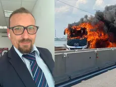 Demis Giacchetto, l'autista del pullman Atvo andato a fuoco sul ponte della Libertà