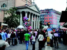 Le strade di San Donà invase durante la Fiera del Rosario