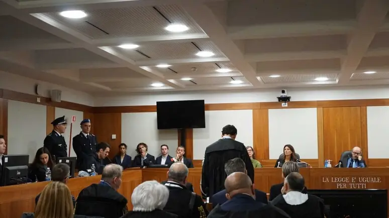 Filippo Turetta a Venezia durante il processo