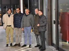Colucci - Dino Tommasella - San Donà - Il sopralluogo del Sindaco Cereser nella galleria Bortolotto