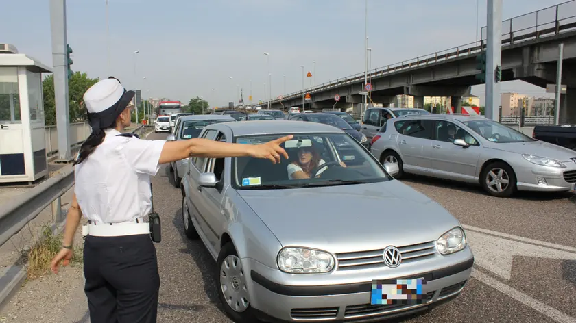 Ingorghi per arrivare in via Libertà alla Fincantieri