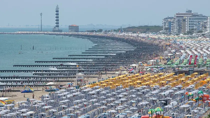 La spiaggia di Jesolo