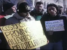 INTERPRESS/VATRELLA. 21.03.2013.- MANIFESTAZIONE PSCATORI IN PIAZZA SAN MARCO. (IMMAGINI RAI)