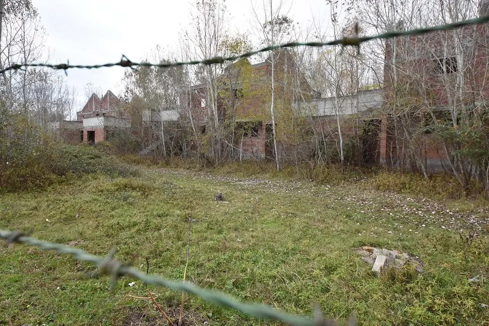 COLUCCI - DINO TOMMASELLA - CAORLE - INCHIESTA "TERME DI CAORLE" - L'AREA INTERESSATA AL PROGETTO TERME LUNGO LA VIA TARGHETE - LE CASE ABBANDONATE E GLI ATTUALI ORTI ESISTENTI -