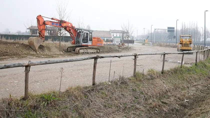 Tessera - Cantiere nuovo parcheggio nei pressi dell'Annia Park Hotel.Mestre, 0302/2020.Foto A. Gilardi/Ag. Lorenzo Pòrcile
