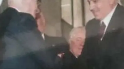 DE POLO - DINO TOMMASELLA - PORTOGRUARO - GIORGIO SCARPA BONAZZA BUORA CON IL PRESEIDENTE PERTINI