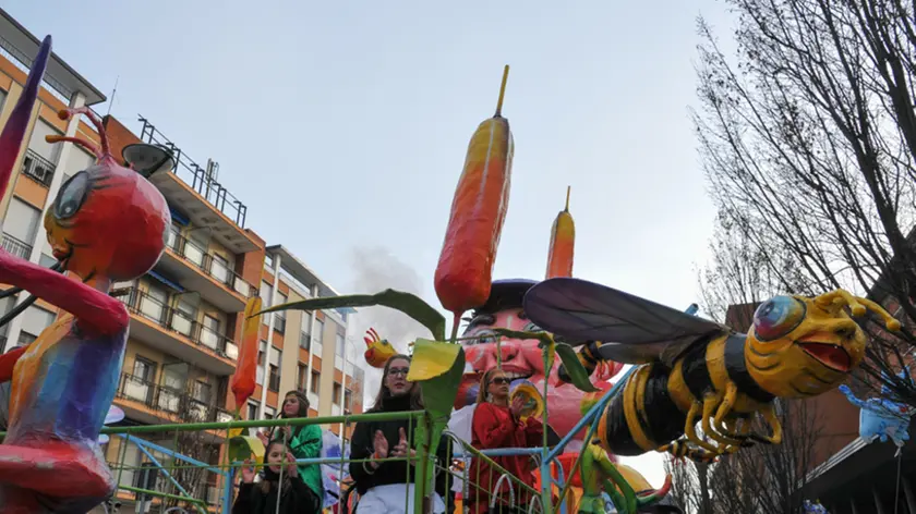 Celebrazione del carnevale a Marghera