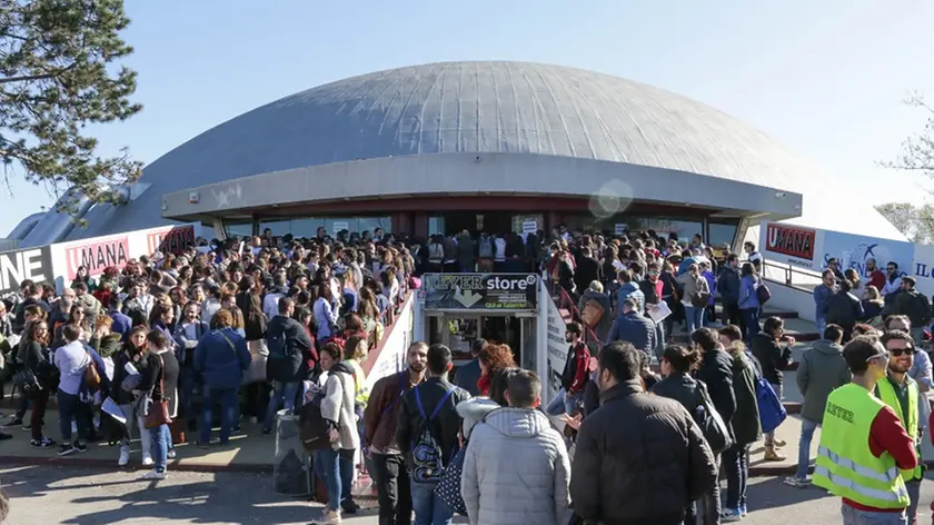 Foto Agenzia Candussi/ Furlan/ Mestre, stadio Taliercio/ Concorso pubblico per infermieri