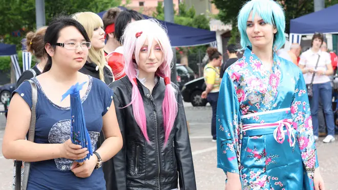 Manifestazione cosplay Piazza Mercato Marghera.