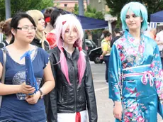 Manifestazione cosplay Piazza Mercato Marghera.