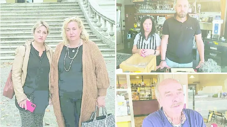 Qui sopra, la sindaca Silvia Susanna e Romina Ceccato Laugeni; in alto a destra, Francesco e Angela Da Prio