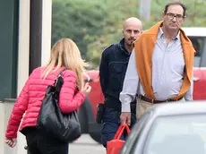 Giancarlo Galan all'uscita del carcere di Opera