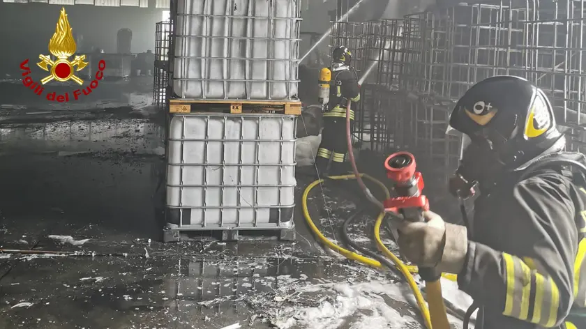 Operazioni di soccorso dei Vigili del Fuoco a San Donà