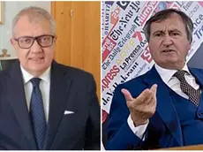 Il prefetto di Venezia Darco Pellos e il sindaco Luigi Brugnaro