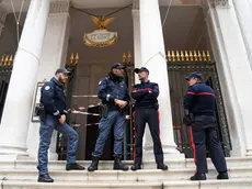 Interpress/M.Tagliapietra Venezia 01.10.2018.- Principio d'incendio al Teatro La Fenice.
