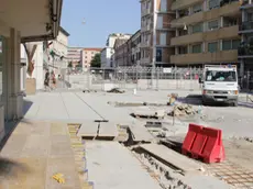 Continuano i lavori nel cantiere di via Poerio, Mestre