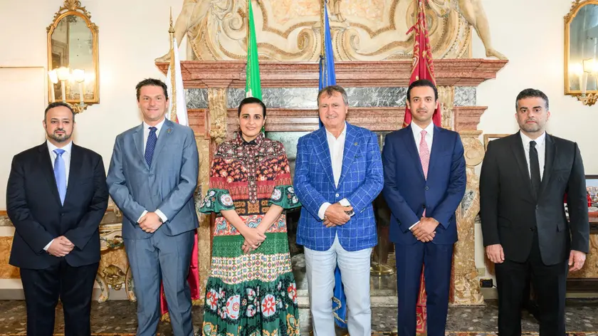 I protagonisti dell'accordo tra Venezia e il Qatar