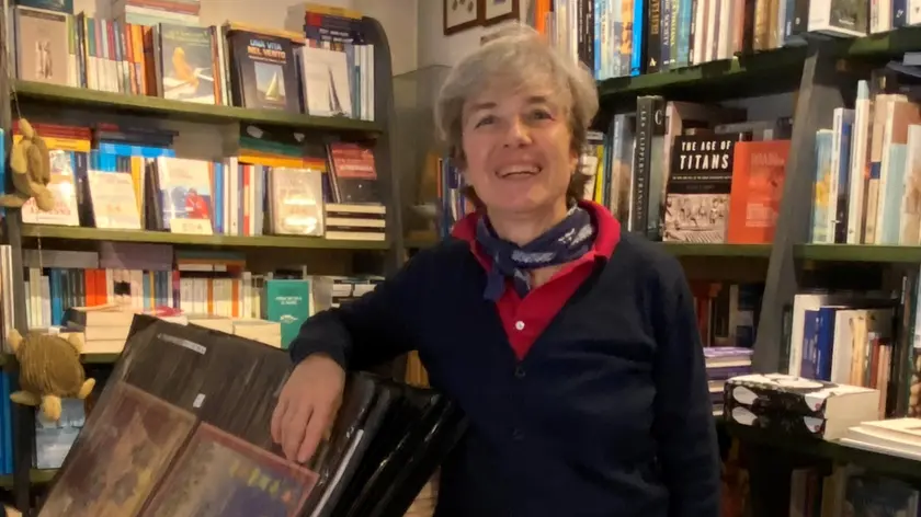 Cristina Giussani, proprietaria della libreria “Mare di Carta”