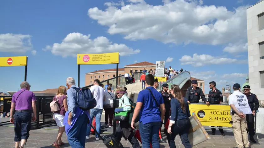 Interpress/Gf.Tagliapietra Venezia 30.04.2018.-Varchi Piazzale Roma