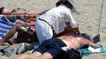 Massaggi sulla spiaggia