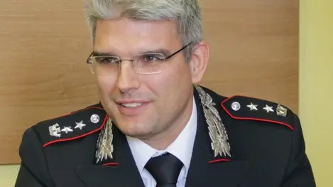 Foto Agenzia Candussi/ Mion/ Mestre, via Miranese 17/ Conferenza stampa: Presentazione di due nuovi Carabinieri del Nucleo Investigativo. Nella foto: Colonnello Emanuele Spiller, nuovo comandante dei carabinieri