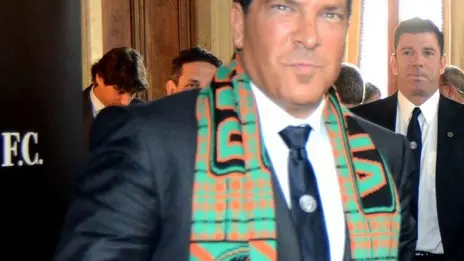 Interpress/M.Tagliapietra Venezia 09.10.2015.- Presentazione Presidente Venezia Calcio Joseph "Joe" Tacopina. Hotel Cà Sagredo.
