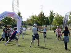 Evento NordicwalkinVenice presso il parco di San Giuliano, a Mestre.