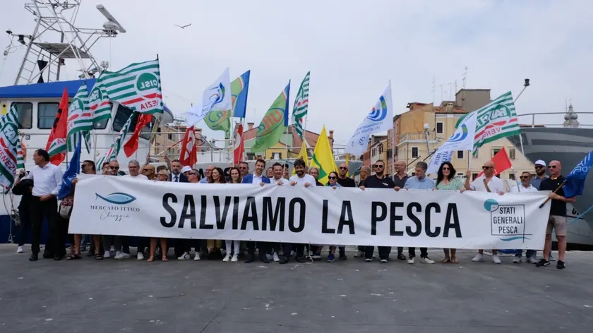 Una manifestazione della marineria di Chioggia