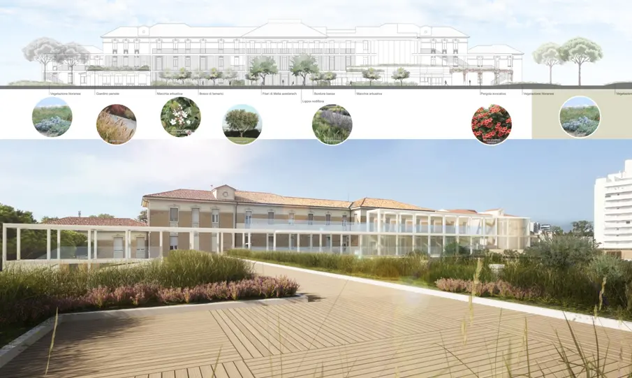 Il progetto del Giardino terapeutico per l'ospedale di Jesolo