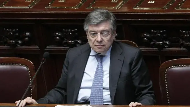 Il Ministro dello Sviluppo Economico Flavio Zanonato durante il Question Time alla Camera dei Deputati, Roma, 15 Maggio 2013. ANSA/SAMANTHA ZUCCHI