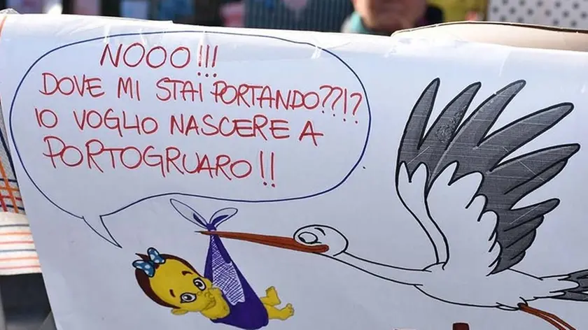 DE POLO - DINO TOMMASELLA - PORTOGRUARO - MANIFESTAZIONE DIFESA OSPEDALE