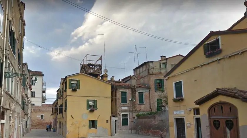 Corte Martin Novello a Castello dove è avvenuta l’aggressione
