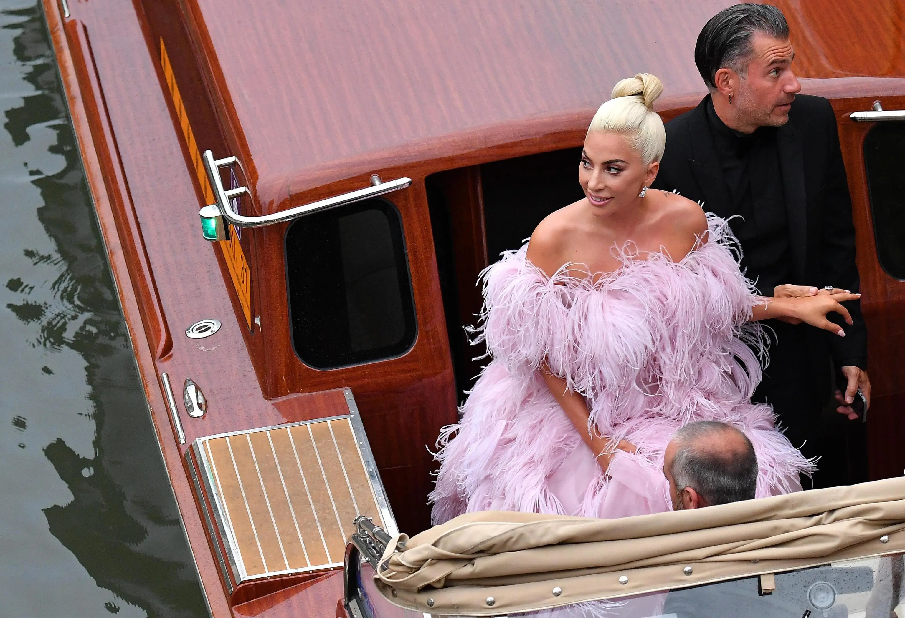 US actress and performer Lady Gaga arrives for the premiere of 'A star is born' at the 75th annual Venice International Film Festival, in Venice, Italy, 31 August 2018. The movie is presented out of competition at the festival running from 29 August to 08 September. ANSA/ETTORE FERRARI.............
