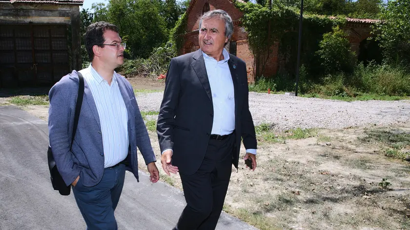 L’ex assessore Renato Boraso e il sindaco Luigi Brugnaro