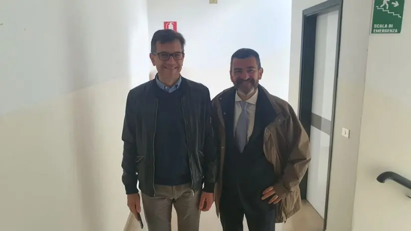 Andrea Cereser e Alberto Teso in municipio a San Donà per il passaggio di consegne tra sindaci