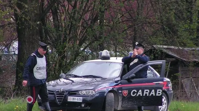 Una pattuglia dei carabinieri di Feltre