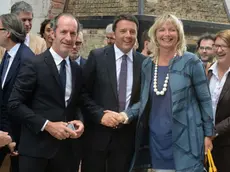 Interpress/M.Tagliapietra Venezia 08.07.2014.- Digital Venice. Arsenale. Zaia, Premier Matteo Renzi, Zaccariotto