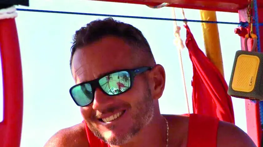 Saverio Amato, 44enne di Licata, il bagnino multato