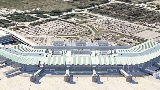 Un rendering della nuovaaerostazionedell’aeroporto di Venezia