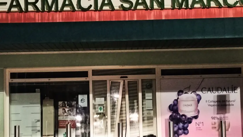 Nuova spaccata alla farmacia San Marco di San Donà