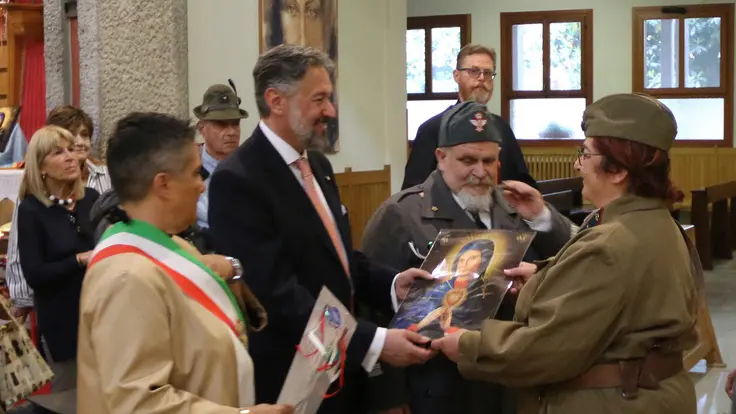 Foto Agenzia Candussi/Colucci/Via Capuccina, Mestre / Benedizione mMadonna del Dona con Alpini